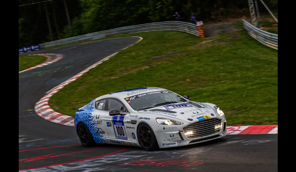 Aston Martin Rapide Hybrid Hydrogen Nurburgring Race Car 2013  3 4 front